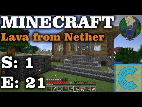 Minecraft Mods - Season 1 Episode 21 - How to get Lava from Nether