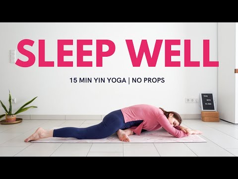 15 min Yin Yoga For Sleep | No Props | Relaxing Yoga Before Bed