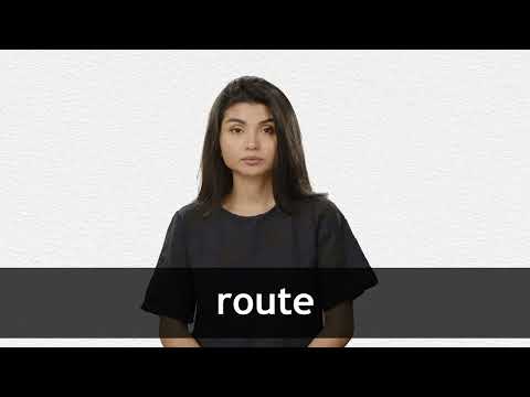 How to pronounce ROUTE in American English