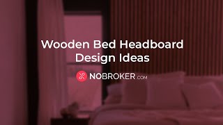 20 Modern Bed Headboard Designs for Stylish Bedrooms #NoBrokerInteriors #HeadboardDesign #beddesign