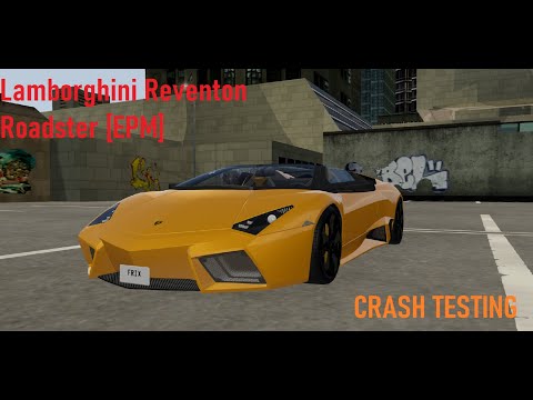 GTLC LIBERTY CITY Lamborghini Reventon Roadster [EPM] Crash Testing – Leon_sndk