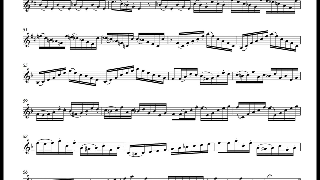 Arban, Jean  - Baptiste - Etude N.6 - Russell Gray cornet