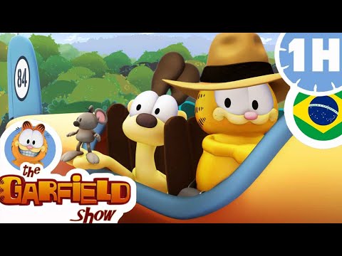 🌍Garfield quase perde Odie!🌍- Compilação HD