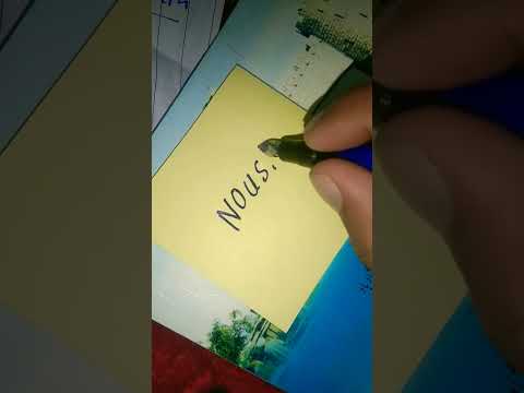 Noushin special for Noushin. Comment your name #art #calligraphymasters #calligrapher #shorts