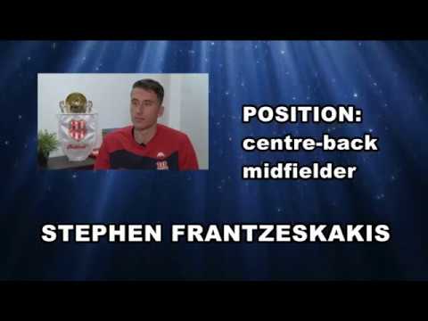 STEPHEN FRANTZESKAKIS   centre back  FC SINDJELIC 2018 2019  highlights