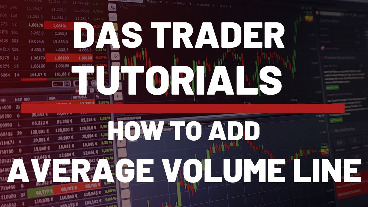 DAS Trader Tutorials: How to  Add Average Volume Line