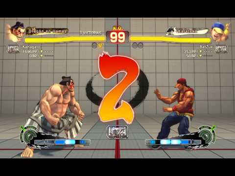 Batalla de Ultra Street Fighter IV PS3: E. Honda(kanagato) vs Yun(BatZux)