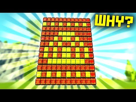 This is a GIANT Bomb Made of Smaller Bombs cuz you asked for it [Speed Builds] - Scrap Mechanic