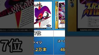 セガ・サターン歴代ソフト　売上ランキングトップ10