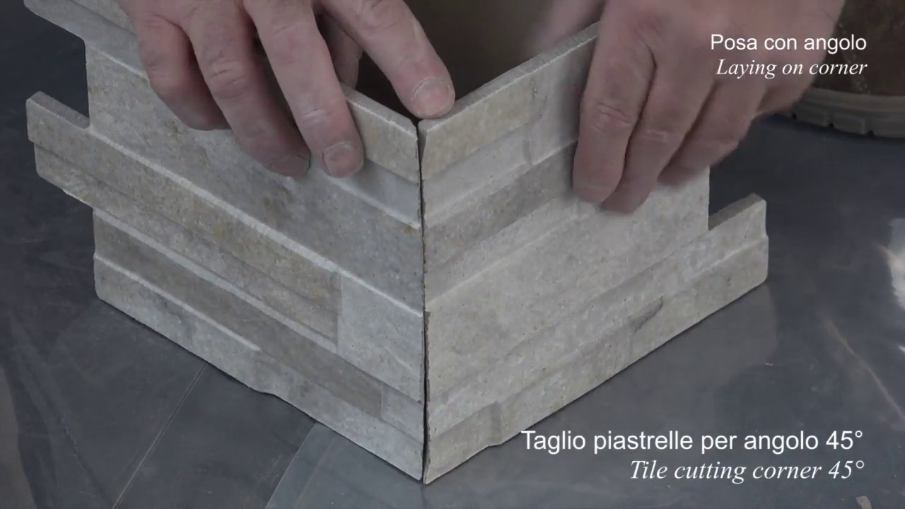 Posa rivestimenti decorativi gres porcellanato 16x40  - Tutorial