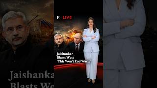 Jaishankar Torches West: ‘This Won’t End War…’ | Firstpost Live