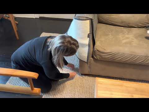 How to protect your couch from cat scratch. The newest  adjustable cat scratching sofa mat - NATUYA