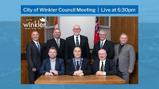 March 26, 2024 City of Winkler Council Meeting