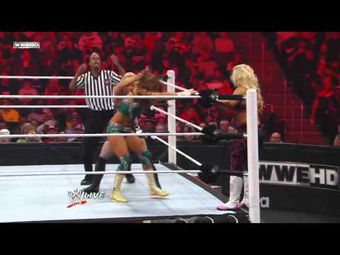 WWE Raw 09/26/11 - Kelly Kelly & Eve vs. Beth Phoenix & Natalya