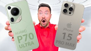 Huawei Pura 70 Ultra vs iPhone 15 Pro Max 💥