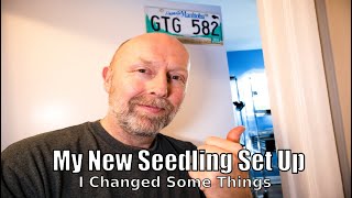 Starting Seeds For the Garden in My Microgreen Grow Room - My New Seedling Setup