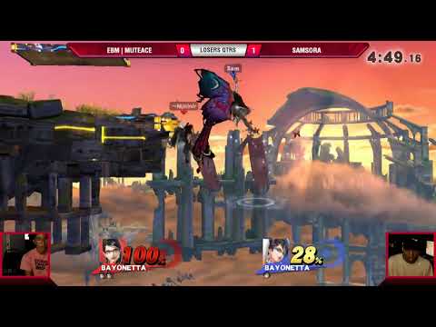 VS Weekly 8/2/18 - Losers Qtrs - EBM | MuteAce (Bayonetta) vs Samsora (Bayonetta) - Smash 4