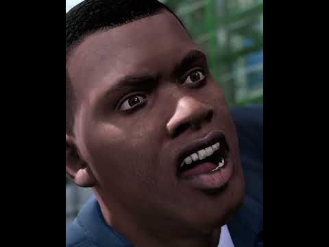 Franklin Punches CJ Into Oblivion 😆 #gta5 #gtav #gtasanandreas #gtasa #shorts