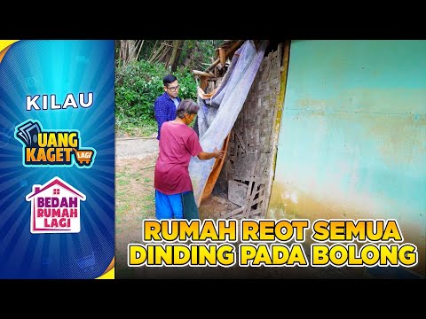 DINDING BOLONG! Rumah Pak Mening Ditutupin Terpal | KILAU UANG KAGET & BEDAH RUMAH