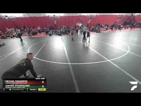 59 Lbs Cons. Round 1 - Michael Fangerow, Lincoln-Way Wrestling Club Vs Hunter Stauffacher, Warrior