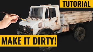 Transform Your RC Car With Oil Paint Weathering Technique
