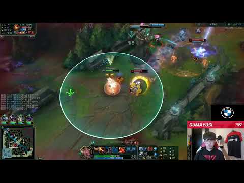 Enemy Leona & Xayah literally chased T1 Gumayusi's down just to kill themselves | Stream Highlights