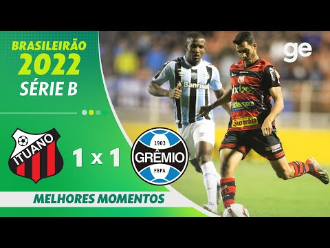 Gols e lances de Ituano x Grêmio