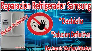 Reparación refrigerador Samsung: obstrucción del drenaje y defrost