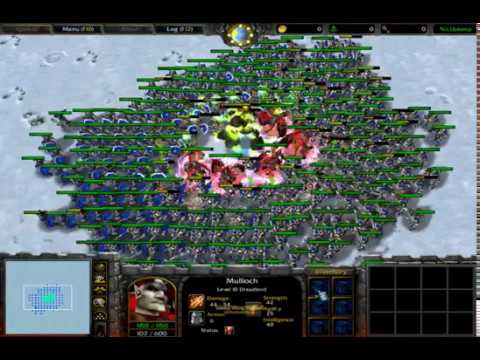 (Comment Request) 5 Dreadlord vs 400 Footman (Lv10 With Skills) Fully Upgrade 1080p