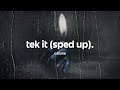 Cafune Tek It Sped Up Lyrics