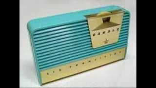 Tiny Blue Transistor Radio