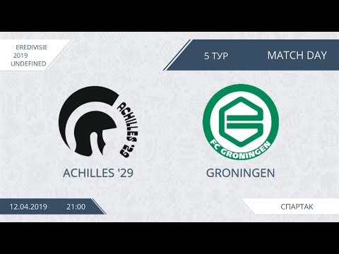 AFL19. Netherlands. Eredivisie. Day 5. Achilles - Groningen.
