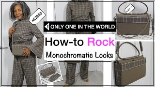 How To Rock a Monochrome Look | Fashion Designer Maker Outfit - Colleen G Lea