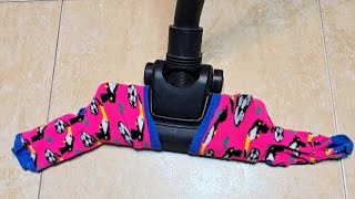 Put a Sock over your Vacuum Cleaner for THIS Cleaning Trick 💥 AMAZING 😱