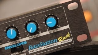 Novation Bass Station Rack - Preset Patches and External Filter Input Demo