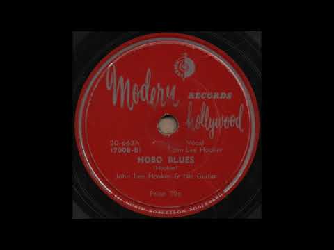 HOBO BLUES / John Lee Hooker & His Guitar [Modern 20-663A]