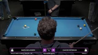 BARTLING\JOSEPH vs CHAVEZ\PETERSON - PHIL'S BAR & GRILL - TABLE 1 | EvoSports
