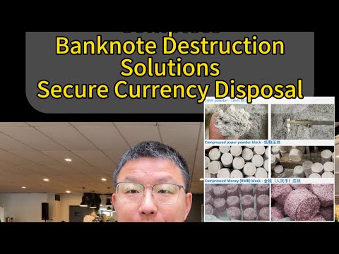 YD-BM3002P-9075 Banknote Destruction & Briquetting System | Central ...