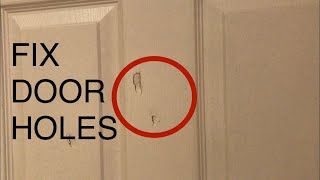 How to Fix Holes in Interior Doors