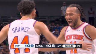 Jalen Brunson - Landry Shamet - New York Knicks - Dallas Mavericks