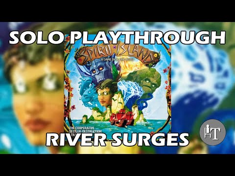 Tutorial & Solo Playthrough of Spirit Island - Solo Board Game
