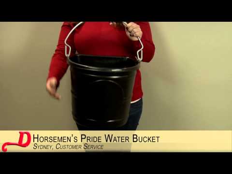 Product Tour of the Horsemen's Pride Water Bucket - Big Dee's Tack & Sydney