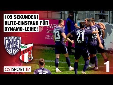 Blitz-TOR von Dynamo-Leihe Hoffmann ebnet Babelsberg-Sieg: SVB-Meuselwitz 2:1 | Regionalliga Nordost