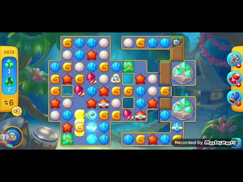fishdom gameplay/ level 5676  / It is like the ads? / thank you /