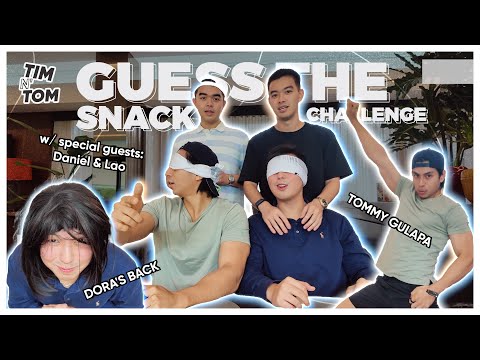 GUESS THE PINOY SNACK CHALLENGE W/ TIM N' TOM | TIMOTHY LAUDE AND TOMMY TIANGCO