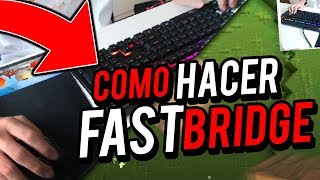 👉¡CÓMO HACER FAST BRIDGE para SKYWARS!🔥 *PUENTE RÁPIDO sin JITTER* - MrDeivid