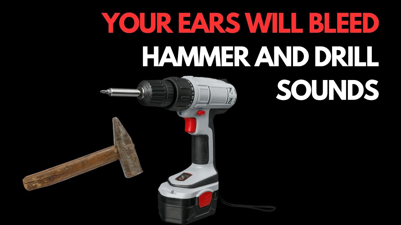 Hammer drill sounds -EXTREMELY annoying sounds 1 hour construction site here