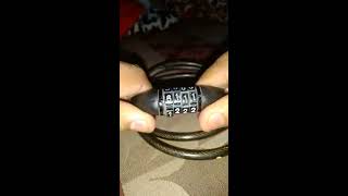 How to unlock cycle number lock in Hindi language/How to unlock cycle lock password