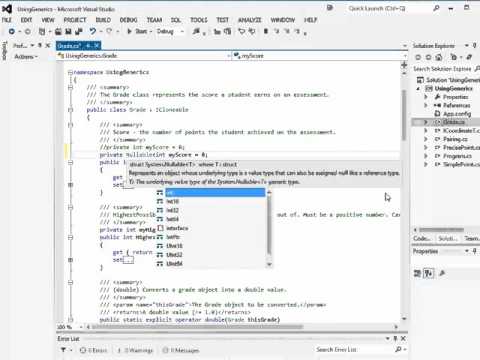 Generics in C# Part 1 - Nullable Types