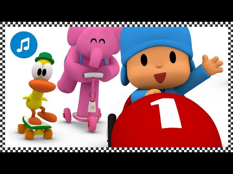 🏎️ CANCIONES INFANTILES de POCOYÓ - ¡Ven a la Carrera! | Caricaturas y dibujos animados para niños